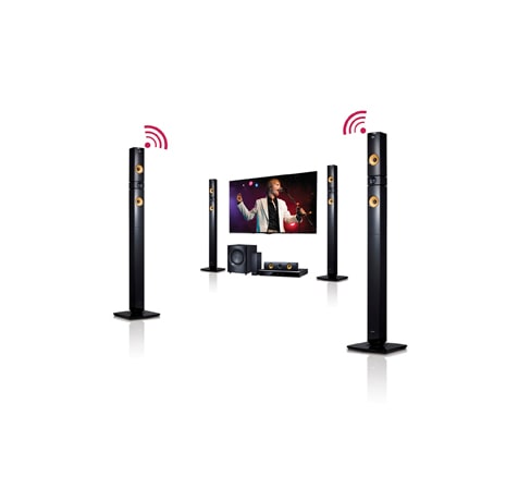 Langattomat takakaiuttimet